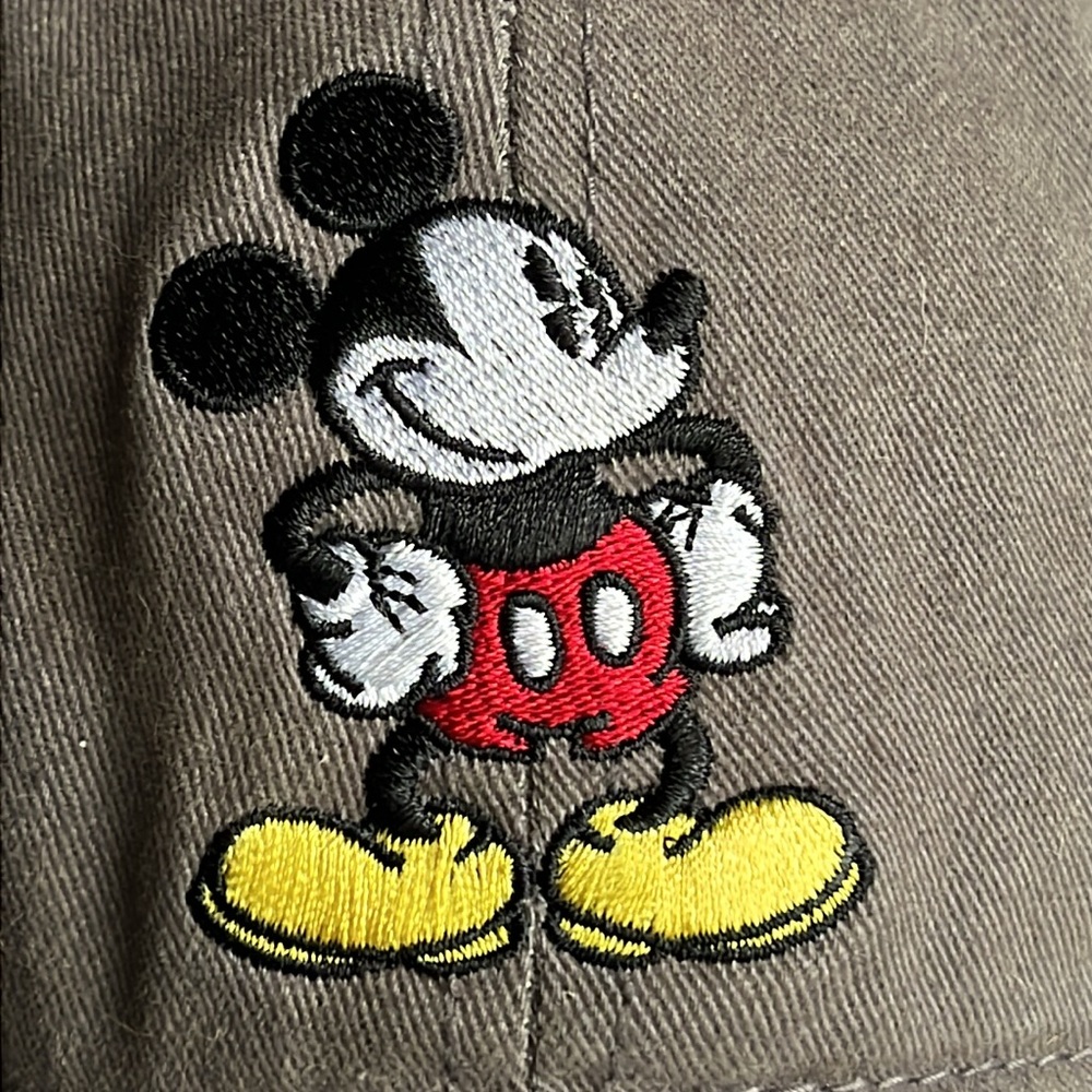 Mickey Mouse Embroidered Cap Disney Hat Tie Dye Brim - Picture 2 of 8